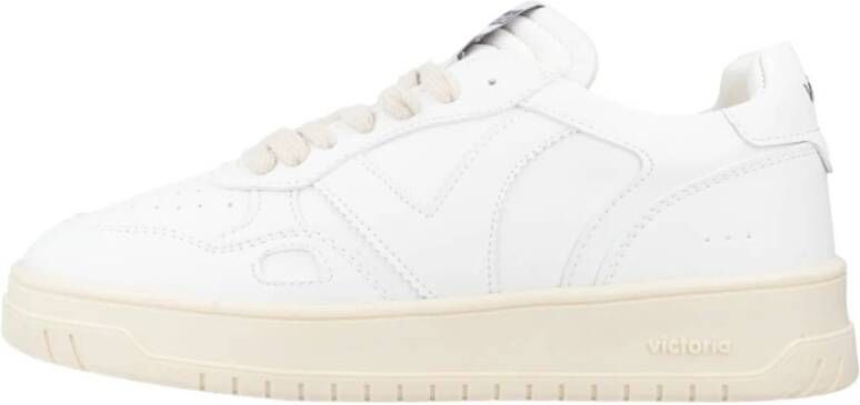 Victoria Stijlvolle vetersneakers voor vrouwen White Dames