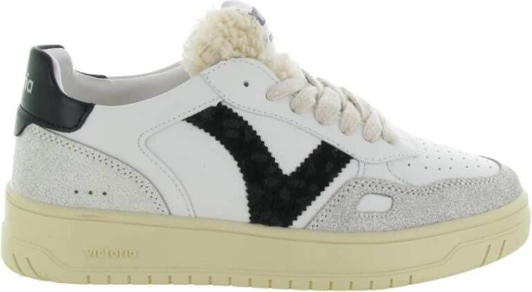 Victoria Zwarte Dieren Stijl Madrid Schoenen White Dames