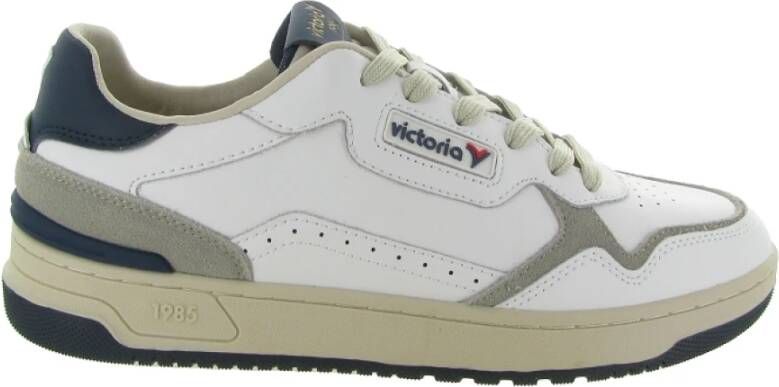 Victoria Blauwe Sneakers voor Mannen White Heren