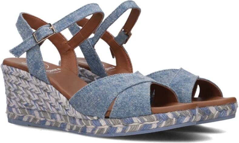 VIGUERA Sandalen Dames 2032 Maat: 41 Materiaal: Denim Kleur: Blauw