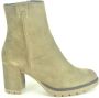 Viguera Taupe Daim Botje DH. 5cm Beige Dames - Thumbnail 1