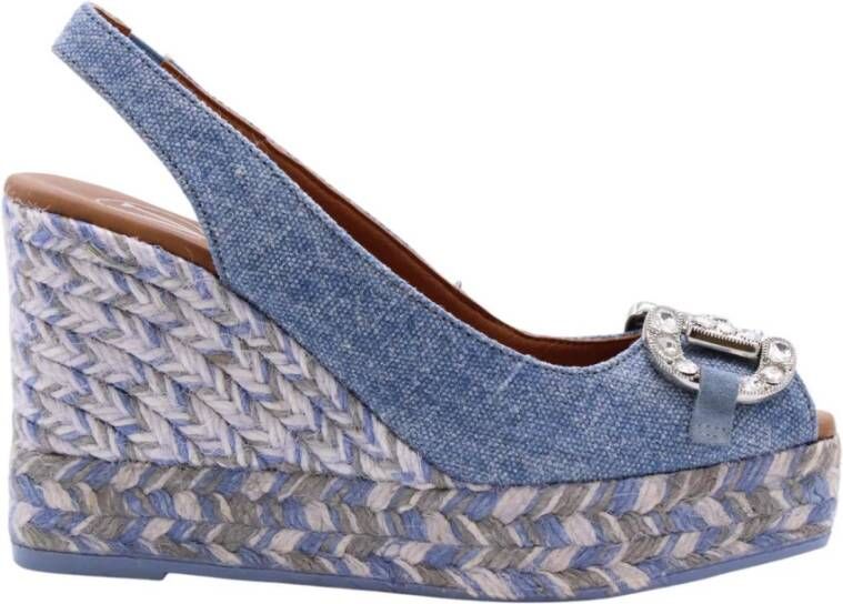 Viguera Wig Espadrilles voor Vrouwen Blue Dames