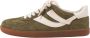 Vince Leren Sneaker in varen groen melk Green Dames - Thumbnail 1