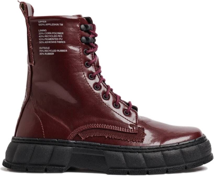 Virón Burgundy Apple High-Top Laarzen Brown Heren