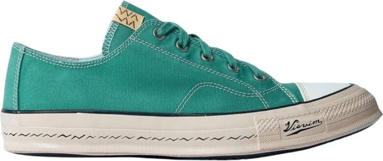 Visvim Dash-Print Lage Sneakers Green Heren