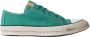 Visvim Dash-Print Lage Sneakers Green Heren - Thumbnail 1