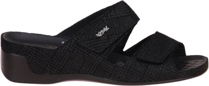 Vital Zwarte Slipper met Tina Snowboard Black Dames