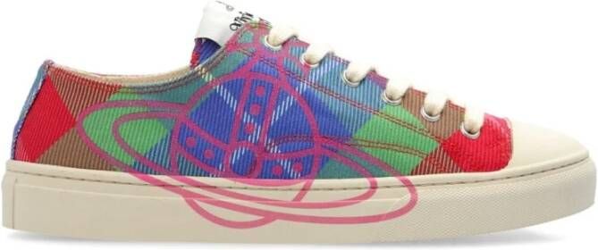 Vivienne Westwood Geruite Veterschoenen Multicolor Dames