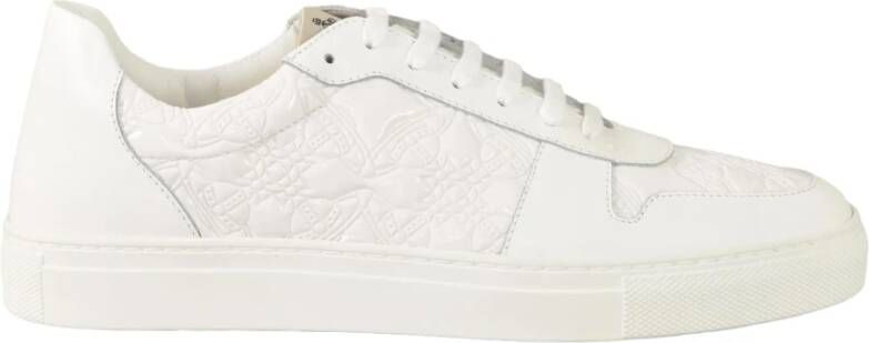 Vivienne Westwood Leren Sneakers met Rubberen Zool White Heren