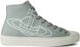 Vivienne Westwood Parel Grijs High-Top Sneakers Logo Gray Heren - Thumbnail 1