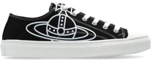 Vivienne Westwood Sportschoenen met Plimsoll-logo Black Heren