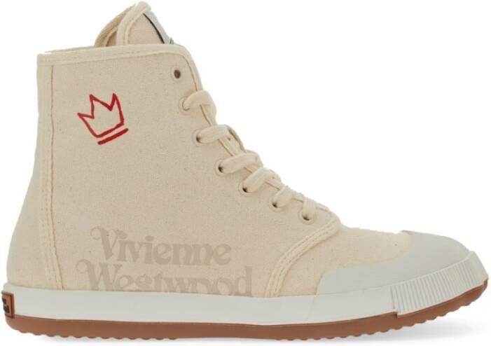 Vivienne Westwood Stijlvolle High Top Sneaker White Dames