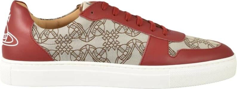 Vivienne Westwood Stijlvolle Sneakers met Rubberen Zool Red Heren