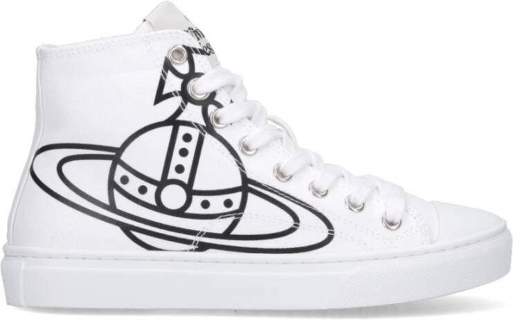 Vivienne Westwood Hoge sneakers met hoge top Plimsoll High Top White Dames