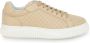 Voile blanche Beige Leren City Sneakers Beige Dames - Thumbnail 1