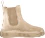 Voile blanche Beige Leren Sneakers Beige Dames - Thumbnail 1