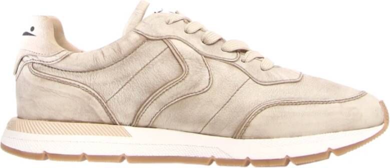 Voile blanche Leather sneakers Storm 015 MAN Beige Heren