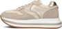 Voile blanche Leather and wool sneakers Merry Curly. Beige Dames - Thumbnail 2