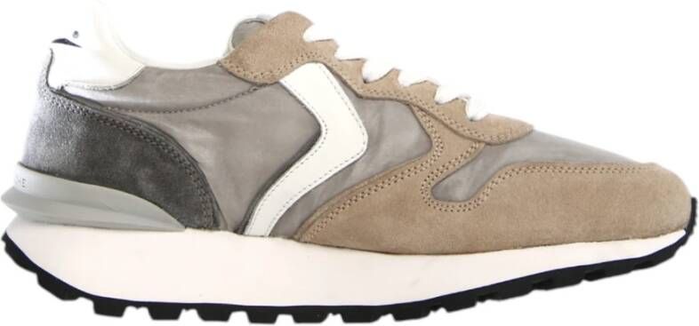 Voile blanche Beige Sneakers Paris Race Woman Beige Dames