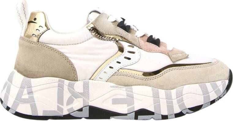 Voile blanche Beige Sneakers Urban Evolution Suede Beige Dames