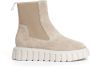 Voile blanche Beige Suède Chelsea Boot Beige Dames - Thumbnail 1