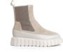 Voile blanche Beige Suède Chelsea Boot Beige Dames - Thumbnail 1