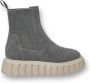 Voile blanche Grijze Chelsea Sneakers van Leer Gray Dames - Thumbnail 7