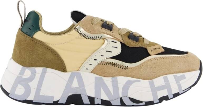 Voile blanche Club Dames Sneakers Zwart Beige Dames