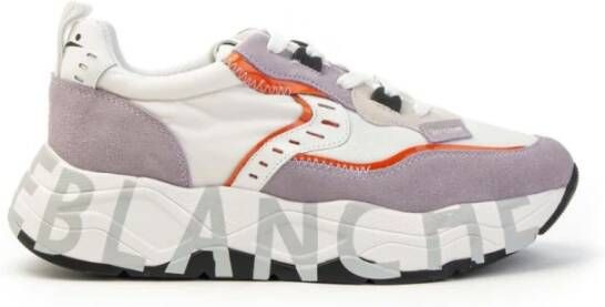 Voile blanche Club105 Sneakers voor actieve stadsstijl Purple Dames