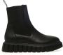 Voile blanche Leather boots Grenelle Chelsea Black Dames - Thumbnail 8