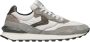 Voile blanche Grijs-witte suède nylon hype man schoenen Gray Heren - Thumbnail 1