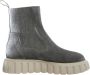 Voile blanche Grijze Chelsea Sneakers van Leer Gray Dames - Thumbnail 1