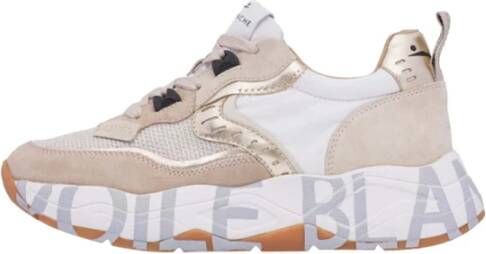 Voile blanche Kleurrijke Moderne Sneakers Beige Dames