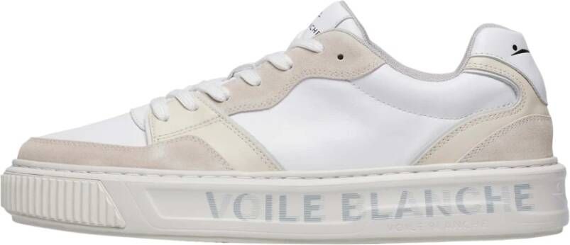 Voile blanche Leather and technical fabric sneakers Forx 3. White Heren