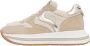 Voile blanche Leather and wool sneakers Merry Curly. Beige Dames - Thumbnail 1