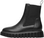 Voile blanche Leather boots Grenelle Chelsea Black Dames - Thumbnail 1