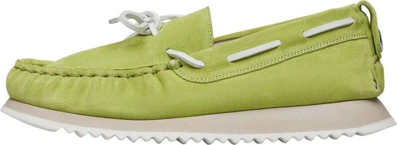 Voile blanche Leather loafers Mokk 01 Easy Woman Green Dames