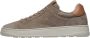 Voile blanche Bruine Leren Sneakers Layton Stijl Brown Heren - Thumbnail 7