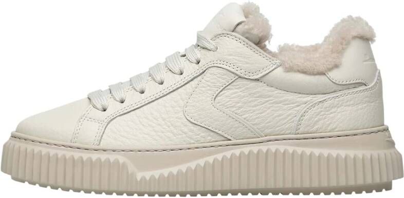 Voile blanche Leather sneakers Lipari White Dames