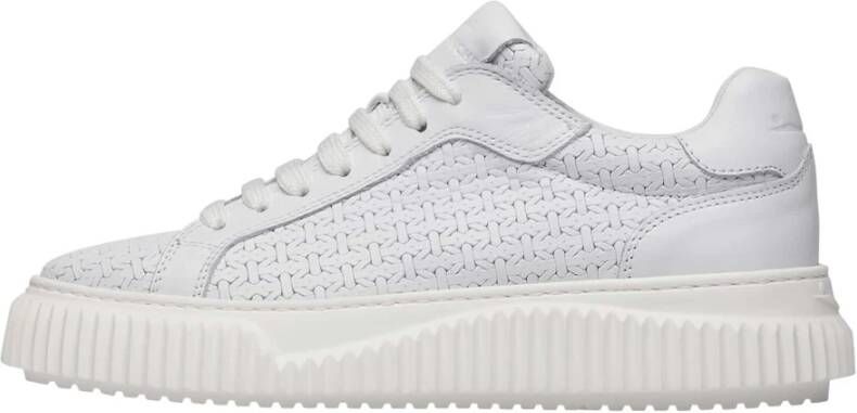 Voile blanche Leather sneakers Lipari Woven White Dames