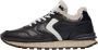 Voile blanche Leather sneakers Paris Race FUR MAN Blue Heren - Thumbnail 1