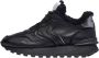 Voile blanche Leather sneakers Paris Race FUR Woman Black Dames - Thumbnail 1