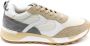 Voile blanche Leren en stoffen sneakers voor heren Beige Heren - Thumbnail 6