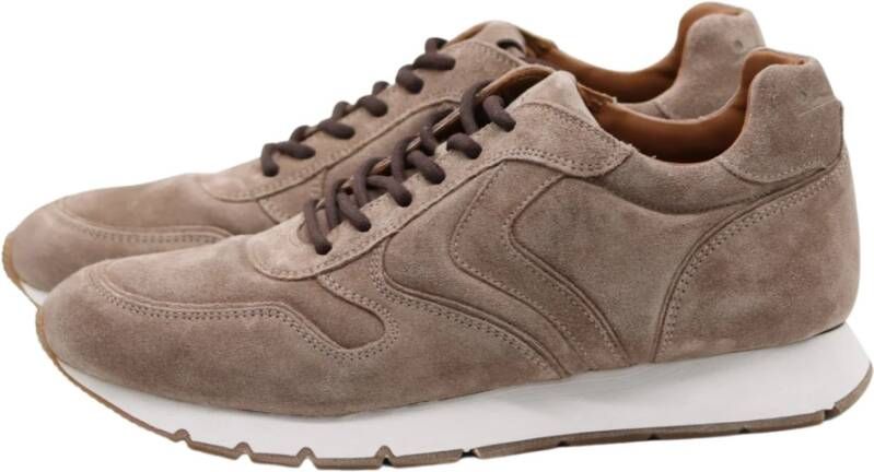 Voile blanche Liam Veloursleder Sneaker Brown Heren