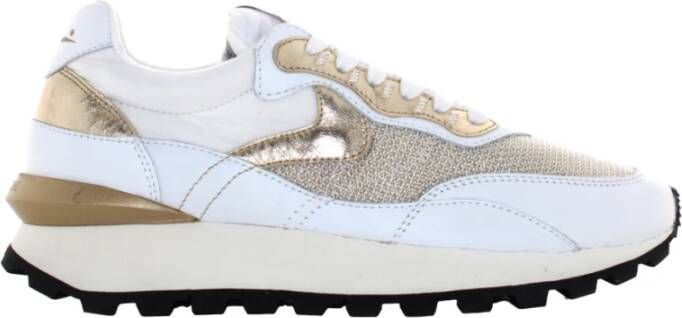 Voile blanche Hype Kalfsleer Metalen Mesh Sneakers Meerkleurig Dames