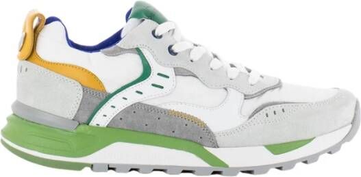 Voile blanche Heren Sneakers Bholt Leer en Stof Multicolor Heren