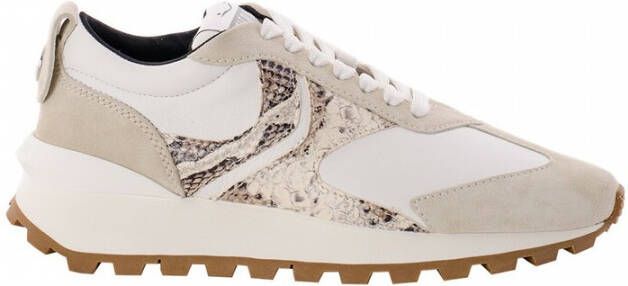 Voile blanche Sneakers qwark Beige Dames