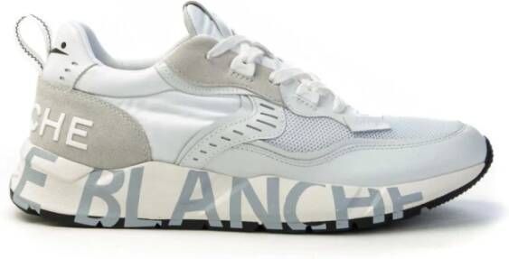 Voile blanche Leather and nylon sneakers Club01 White Heren