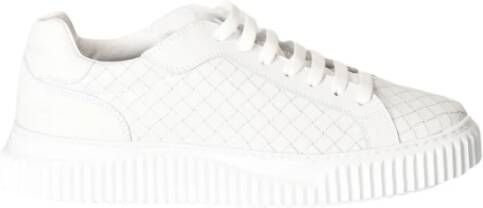 Voile blanche Leather sneakers Lipari Woven White Dames