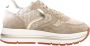 Voile blanche Suede and raffia sneakers Maran Beige Dames - Thumbnail 12